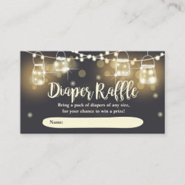 Cartão De Informações Placa Raffle de Fralda russa acende frascos elegan
