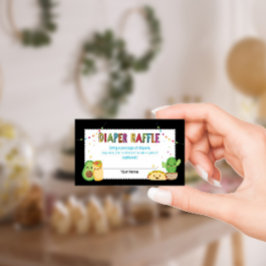 Cartão De Informações Placa Raffle Fralda Fiesta