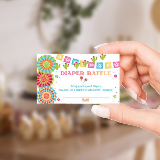 Cartão De Informações Placa Raffle Fralda Fiesta (Criador carregado)