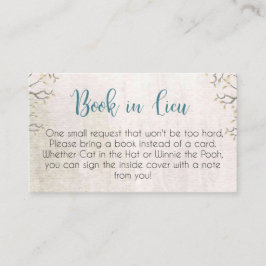 Cartão De Informações placas de fralda de madeira