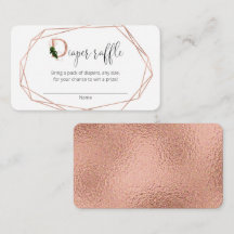 Placas de fralda rosa verde-ouro modernas