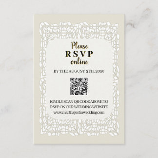 Cartão De Informações Placas de gabinete com código QR de local branco e