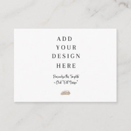 Cartão De Informações Placas de gabinete de 3,5" x 2,5"