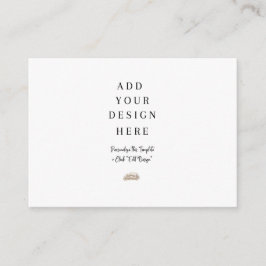 Cartão De Informações Placas de gabinete de 3,5" x 2,5"