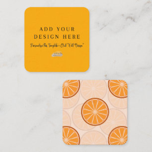 Cartão De Informações Placas de gabinete redondas de 2,5" x 2,5"