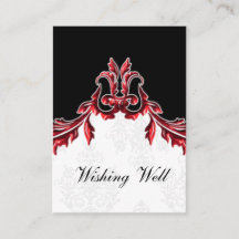 placas de poço pretas vermelhas