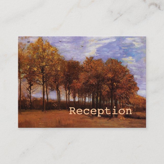 Cartão De Informações Placas de recepção de casamento para casamentos ou (Frente)