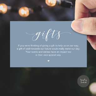 Cartão De Informações Poço de Desejos de Casamento, Uma Nota Sobre Prese