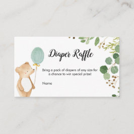 Cartão De Informações Podemos Aguardar Fralda Raffle Enclosure Card