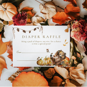 Cartão De Informações Podemos Esperar A Fralda Da Floresta Chá de fralda