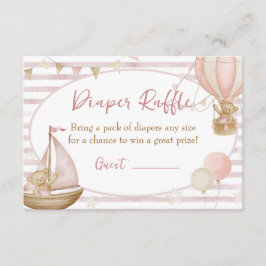 Cartão De Informações Podemos Esperar Fralda Raffle Card