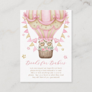 Cartão De Informações Podemos Esperar Livros de Garotas Gêmeas por Bebês