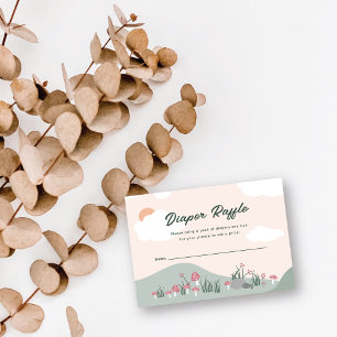 Cartão De Informações Podemos Esperar Mama Ursa Fralda Raffle Ticket