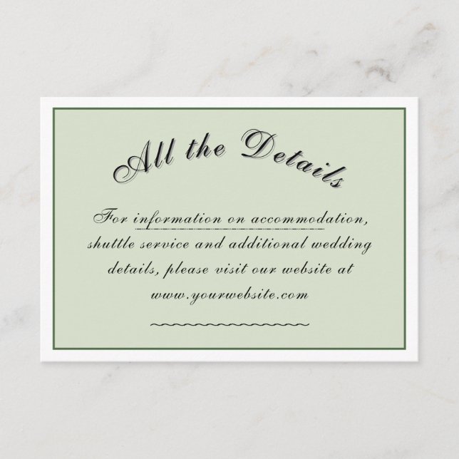 Cartão De Informações Prado Vitoriano 'Todos os detalhes' (Frente)