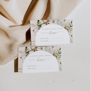 Cartão De Informações Praia da Boêmia adivinha quantos beijos joga noiva