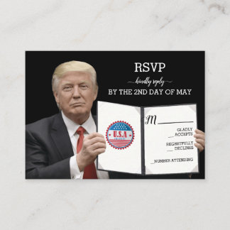 Cartão De Informações Presidente Trump 📜 Personalidade Patriótica De Ca