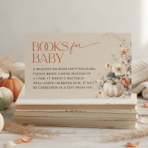 Pumpkin Fall Floral Books para Bebê