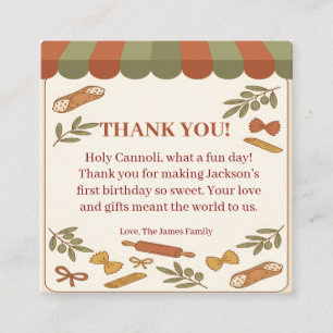 Cartão De Informações Puxa vida! Primeiro Aniversário