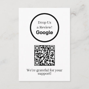 Cartão De Informações QR de Avaliação do Google   Link de Feedback Empre