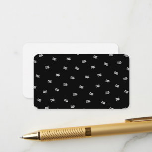 Cartão De Informações Qualquer imagem, design ou logotipo enviado aleato