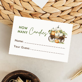 Cartão De Informações Quantas Candies Card?