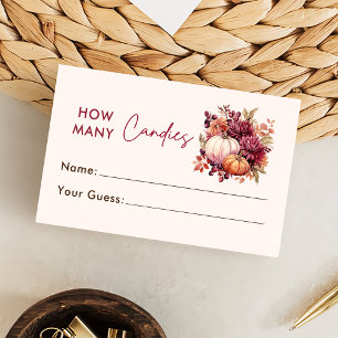 Cartão De Informações Quantas Candies Card?