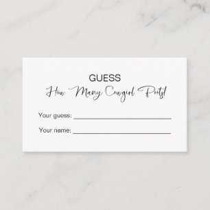 Cartão De Informações Quantas Cowgirl Boots! Chá de panela