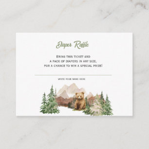 Cartão De Informações Que a aventura comece o Chá de fraldas do Sage nas