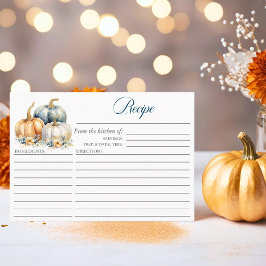 Cartão De Informações Queda no gabinete RECIPE de Chá de panela de Amor