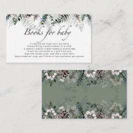 Cartão De Informações Querida, está frio fora dos livros de chá de frald