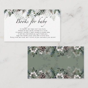 Cartão De Informações Querida, está frio fora dos livros de chá de frald