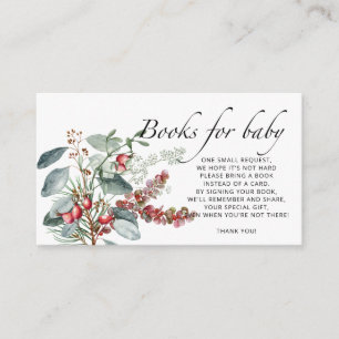 Cartão De Informações Querida, está frio fora dos livros de chá de frald