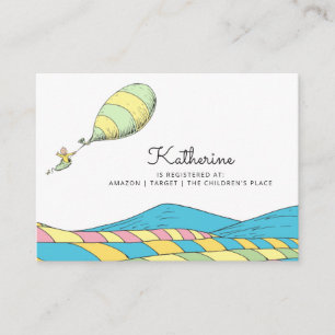 Cartão De Informações Querida, os lugares que você vai Chá de fraldas