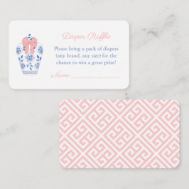 Cartão De Informações Querido Ginger Jar Girl Fralda Raffle