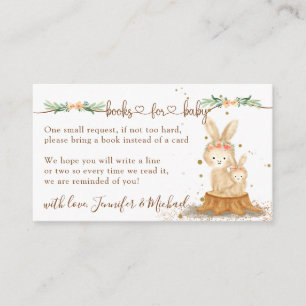 Cartão De Informações Rabbit Novas Mamães Livros para Bebê