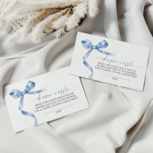 Cartão De Informações Raffle Arco Azul