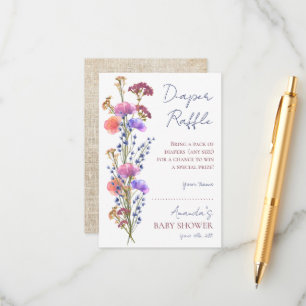 Cartão De Informações Raffle - Fralda Acritiva Delicada Rústica