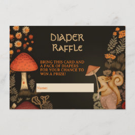 Cartão De Informações Raffle Fralda Encantada Woodland Animal