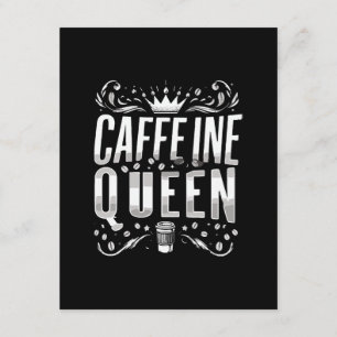 Cartão De Informações rainha da cafeína