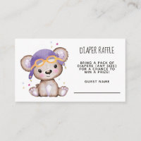 Rapariga de Aquarela Piloto Urso de Teddy Raffle F