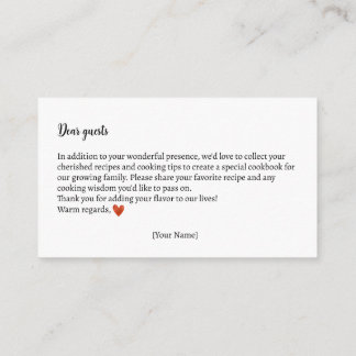 Cartão De Informações Receber Chá de fraldas de Urso de Folha de Outono