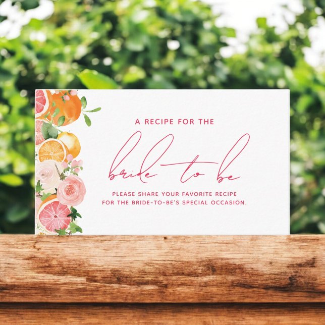 Cartão De Informações Receita de Suco de Laranja Main Squeeze para a Noi (Criador carregado)