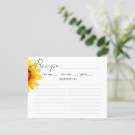 Cartão De Informações Receita do Chá de panela da placa de gabinete.