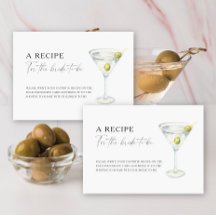 Receita do chá de panela Martini para a noiva ser