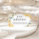 Cartão De Informações Receita floral de abelhas para a noiva (Criador carregado)