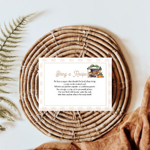 Cartão De Informações Recém-saído do Mercado Livro de receitas para a no