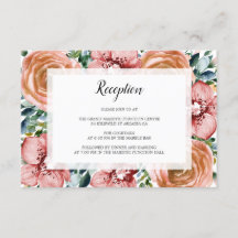 Recepção de casamento de Orquídeas Rosas de Laranj