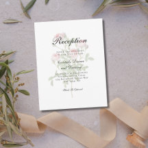Recepção de Casamento Floral com Rosas Cor-de-Rosa