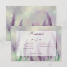Recepção de casamento Moderna do Campo Flor Lilac