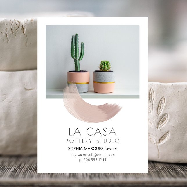 Cartão De Informações Receptáculo criativo de paint Swash (Criador carregado)